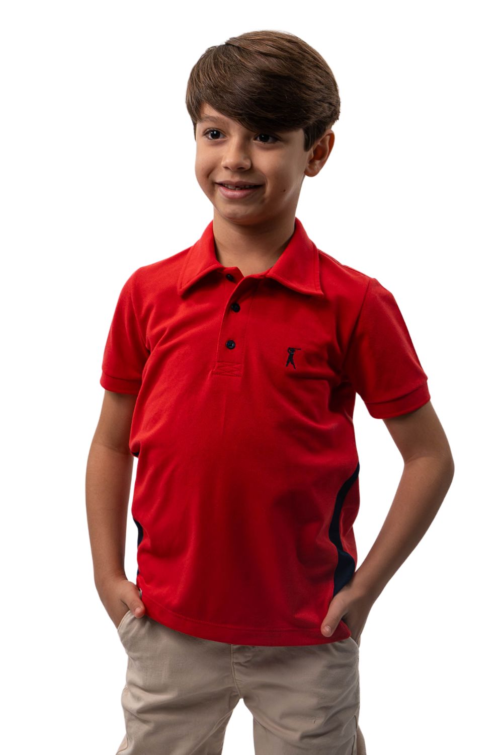 Camisa Polo Recorte Lateral Infantil | Família