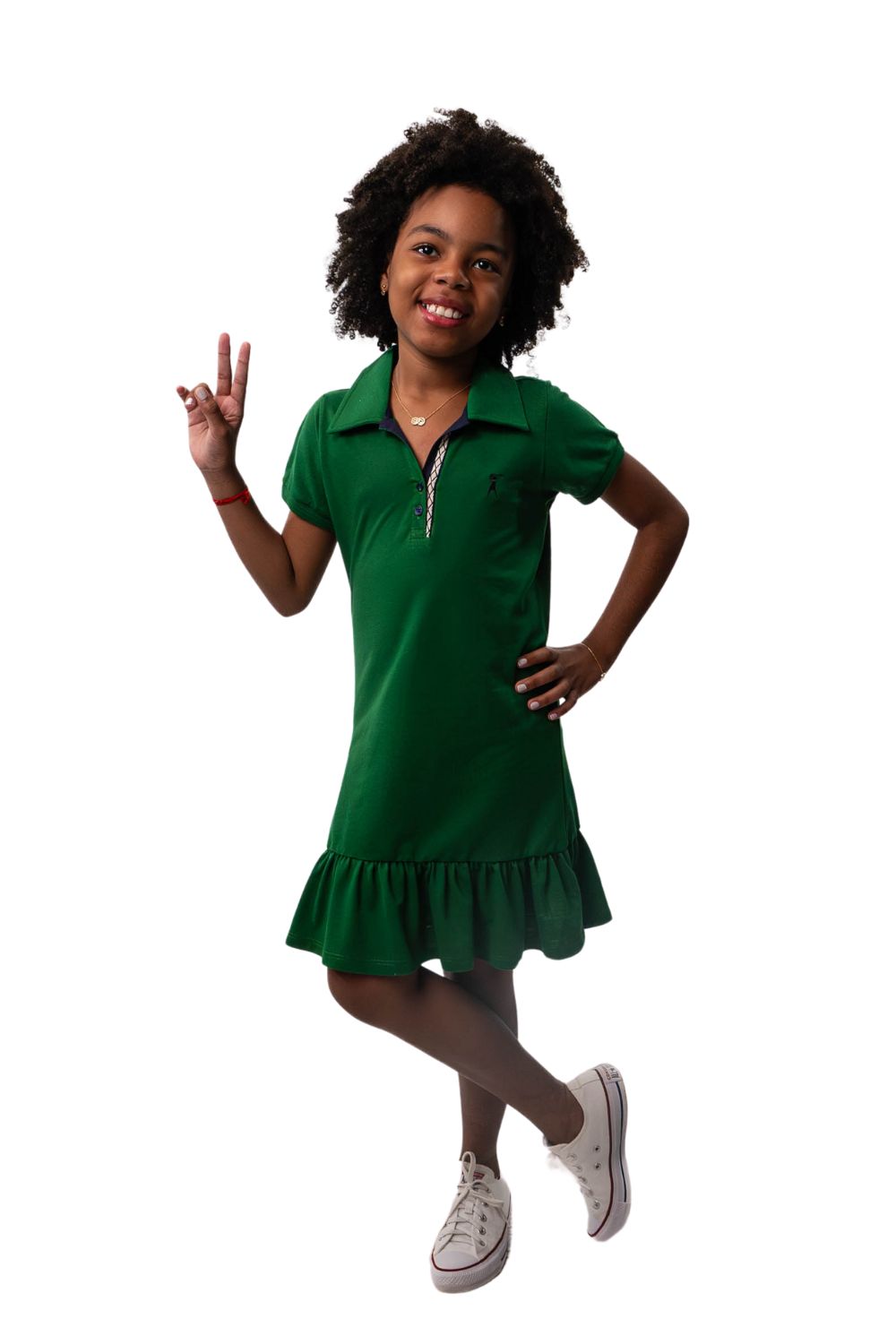 Vestido Detalhe Patô Infantil | Família