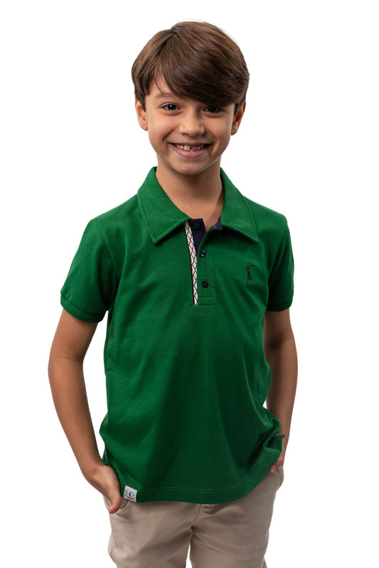 Camisa Polo Detalhe Patô Infantil | Família