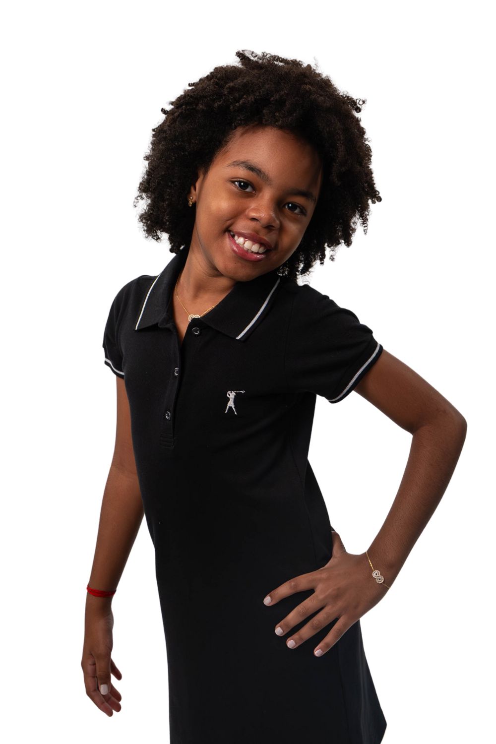 Vestido Piquet Friso Infantil