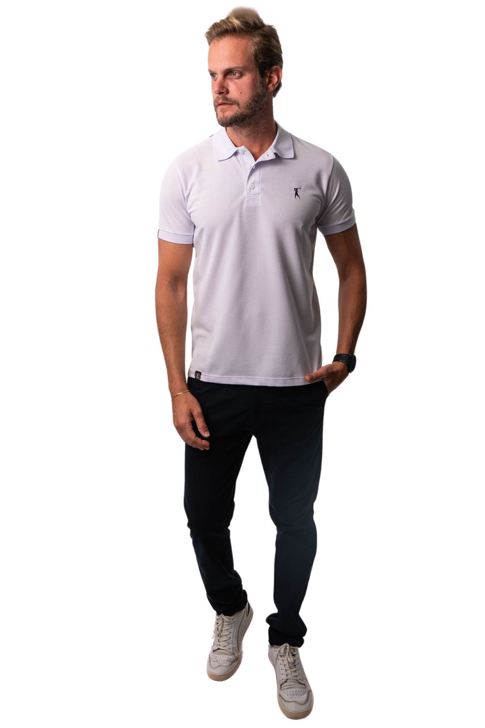 Camisa Polo Detalhe Gola