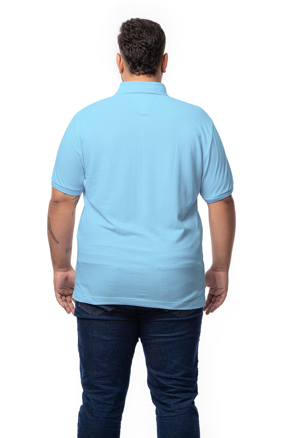 Camisa Polo Colarinho Plus Size