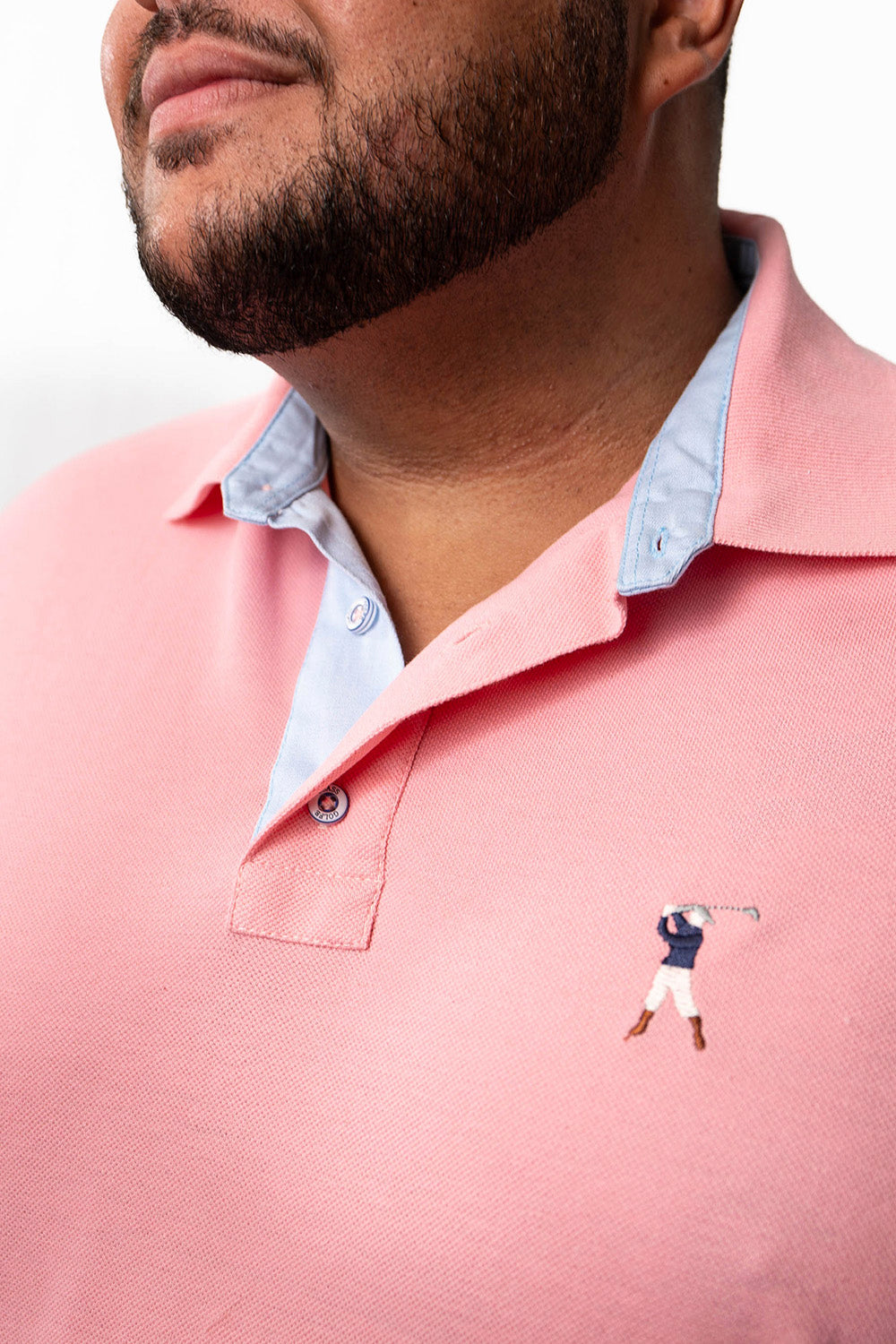 Camisa Polo Colarinho Plus Size
