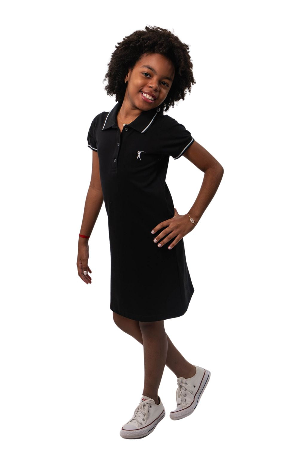Vestido Piquet Friso Infantil