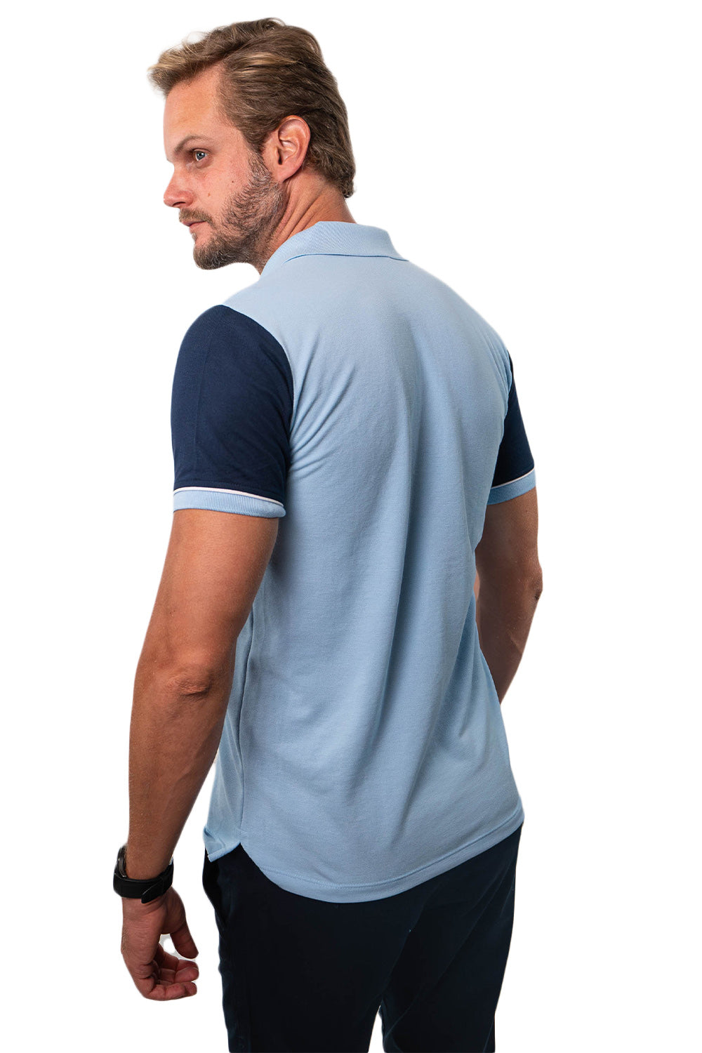 Camisa Polo Vivo Manga Brasão