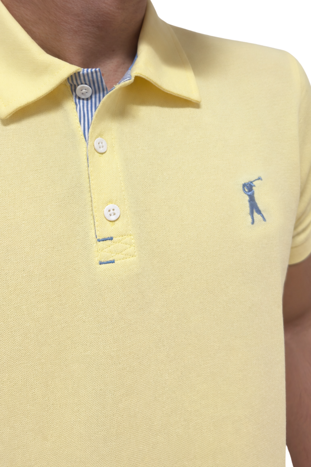 Camisa Polo Patô Tricoline Listrado