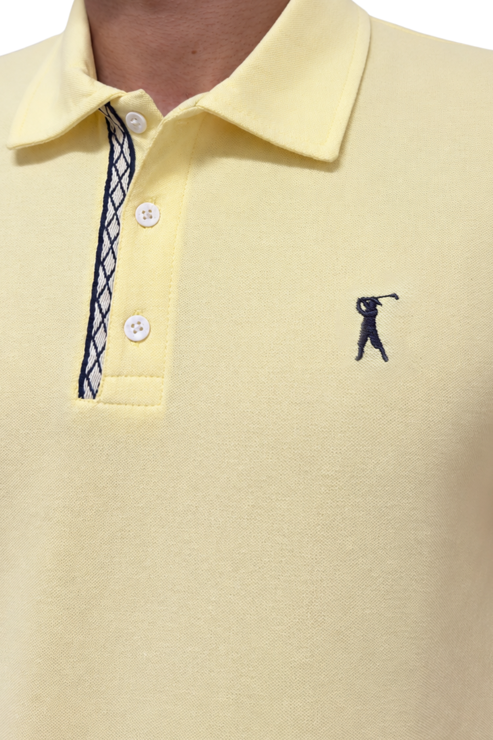 Camisa Polo Patô com Cadarço Geométrico
