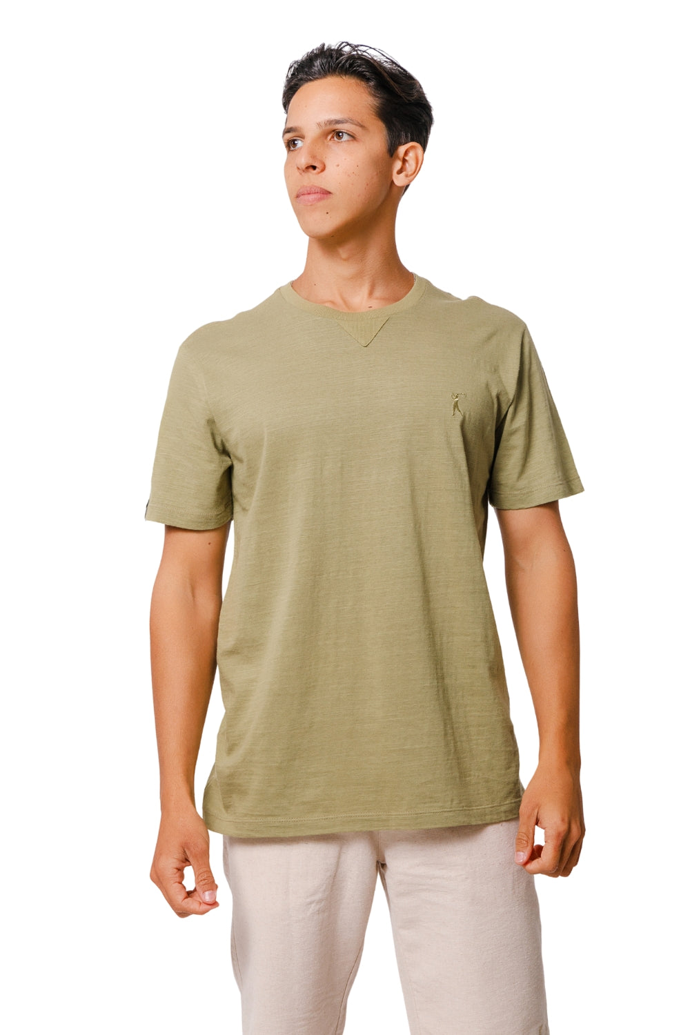 Camiseta Flamê Detalhe em V