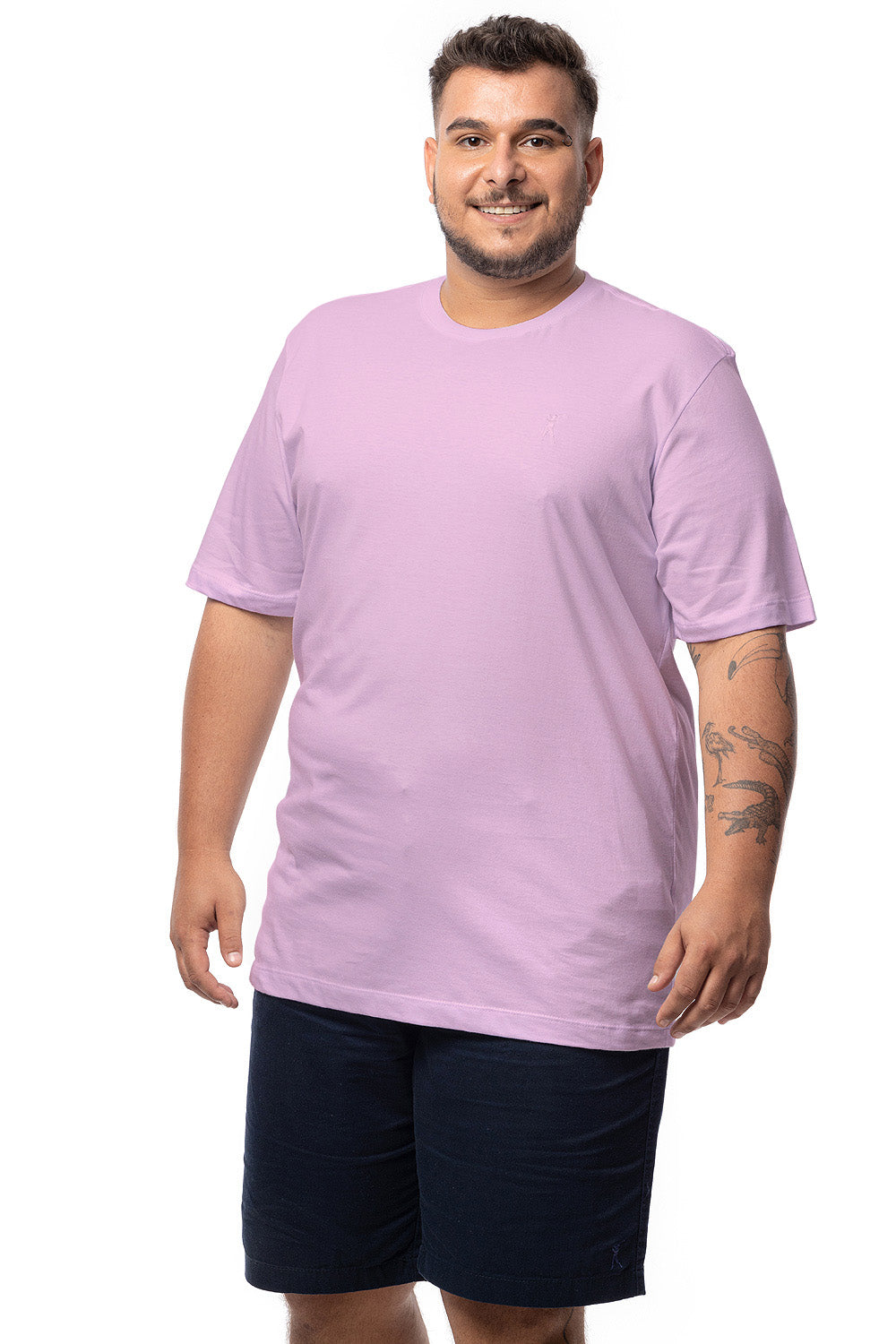 Camiseta Tradicional Bordada Plus Size