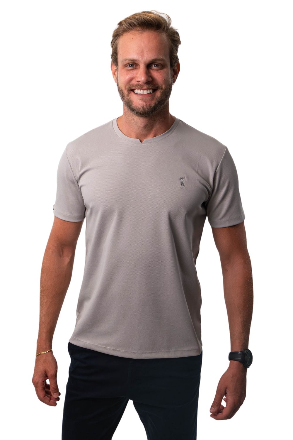 Camiseta Detalhe Gola