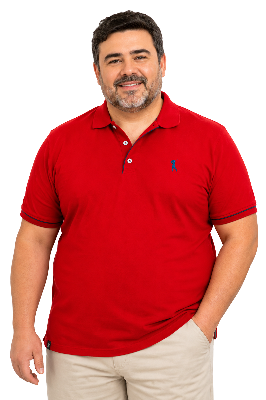 Camisa Polo Lisa Vivo Plus Size