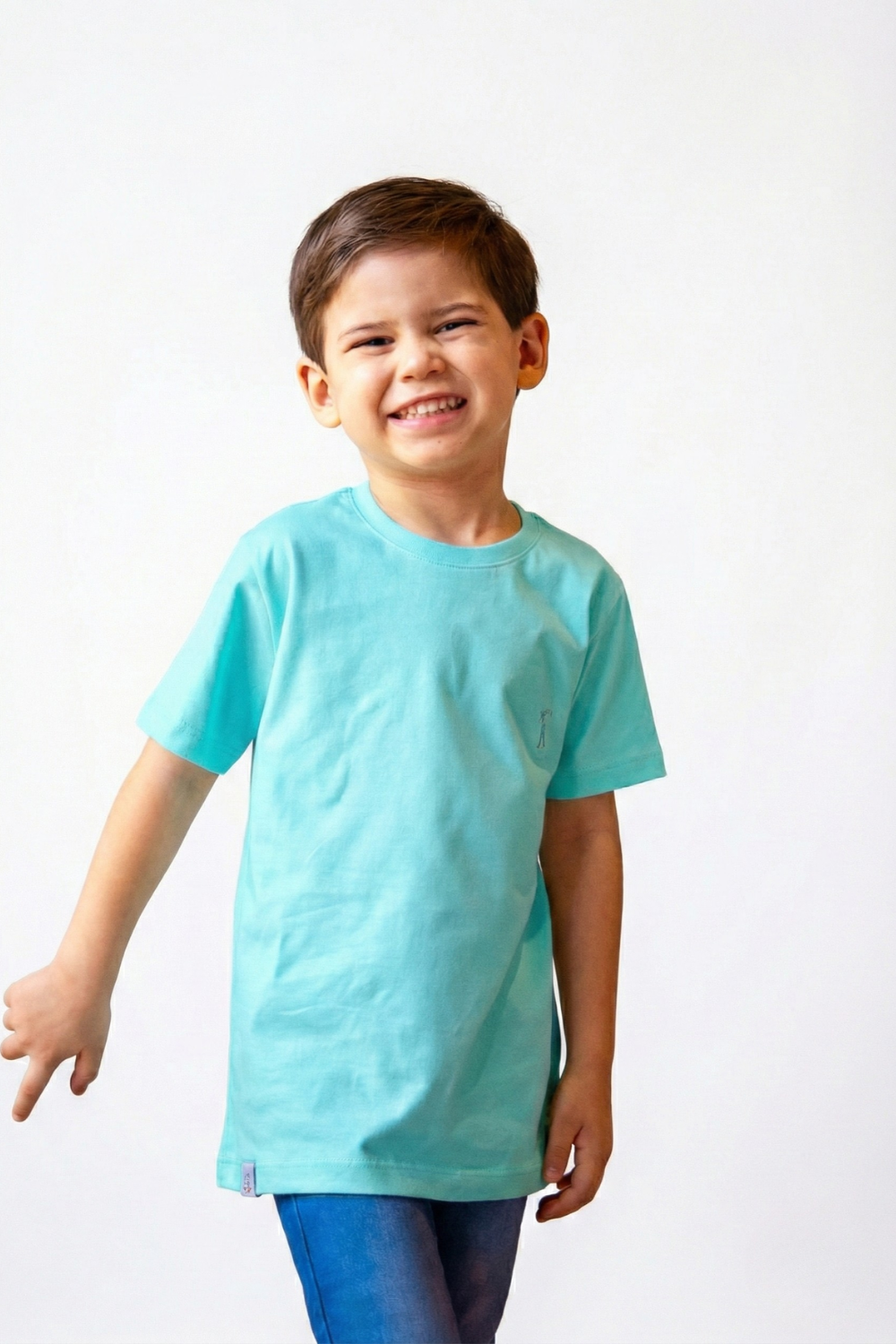 Camiseta Tradicional Bordada Infantil