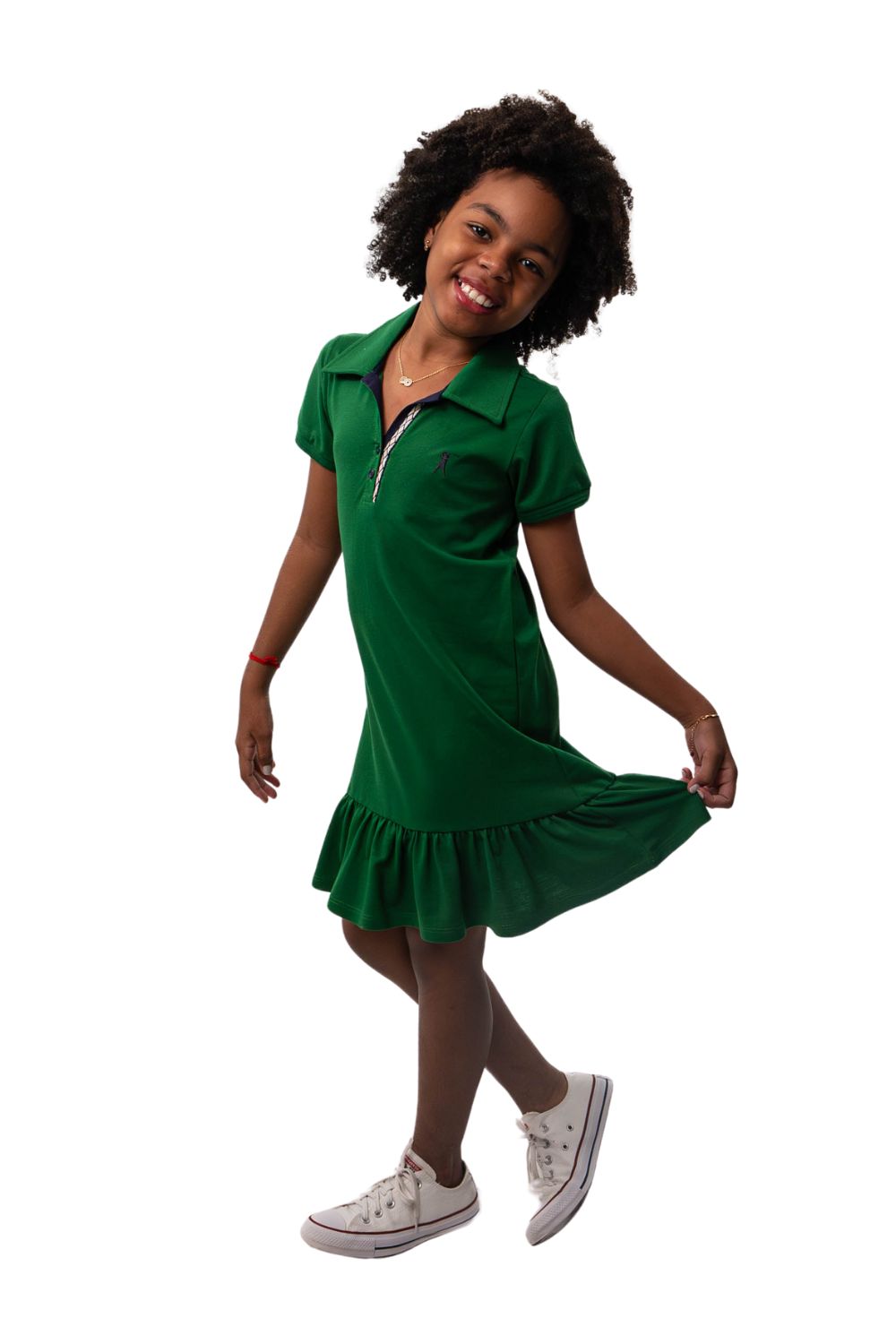 Vestido Detalhe Patô Infantil | Família