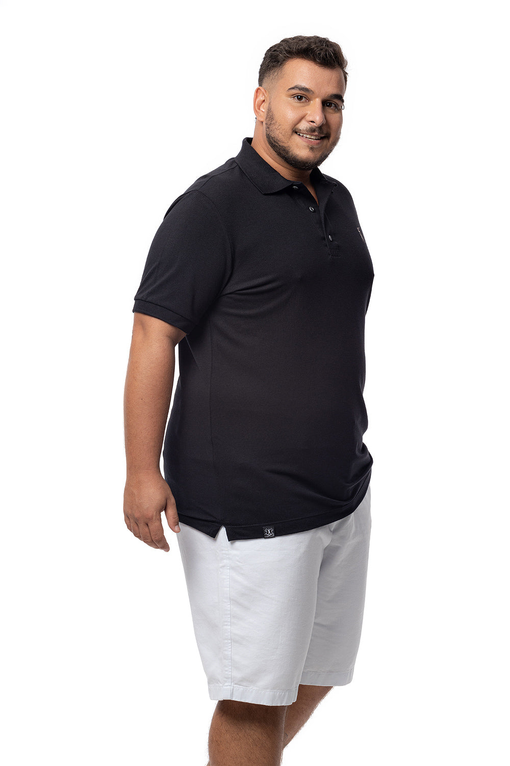 Camisa Polo Lisa Plus Size
