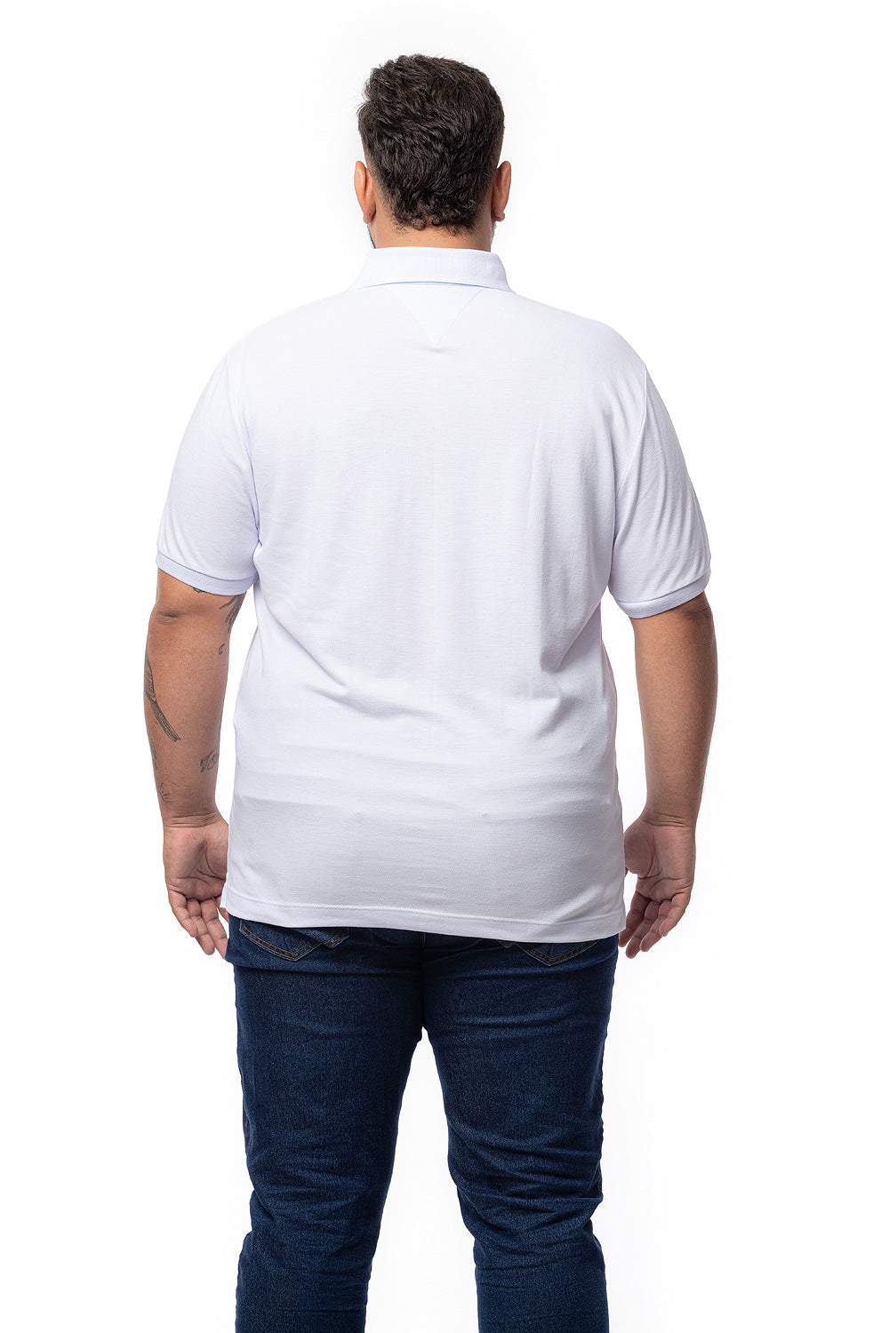 Camisa Polo Colarinho Plus Size