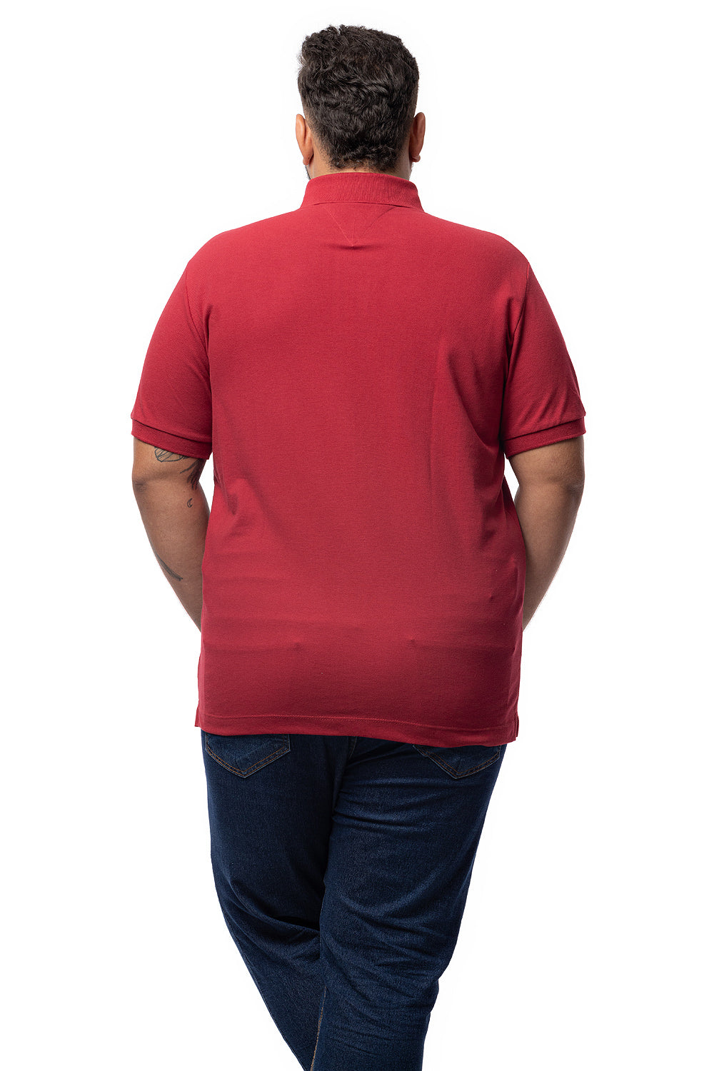 Camisa Polo Colarinho Plus Size