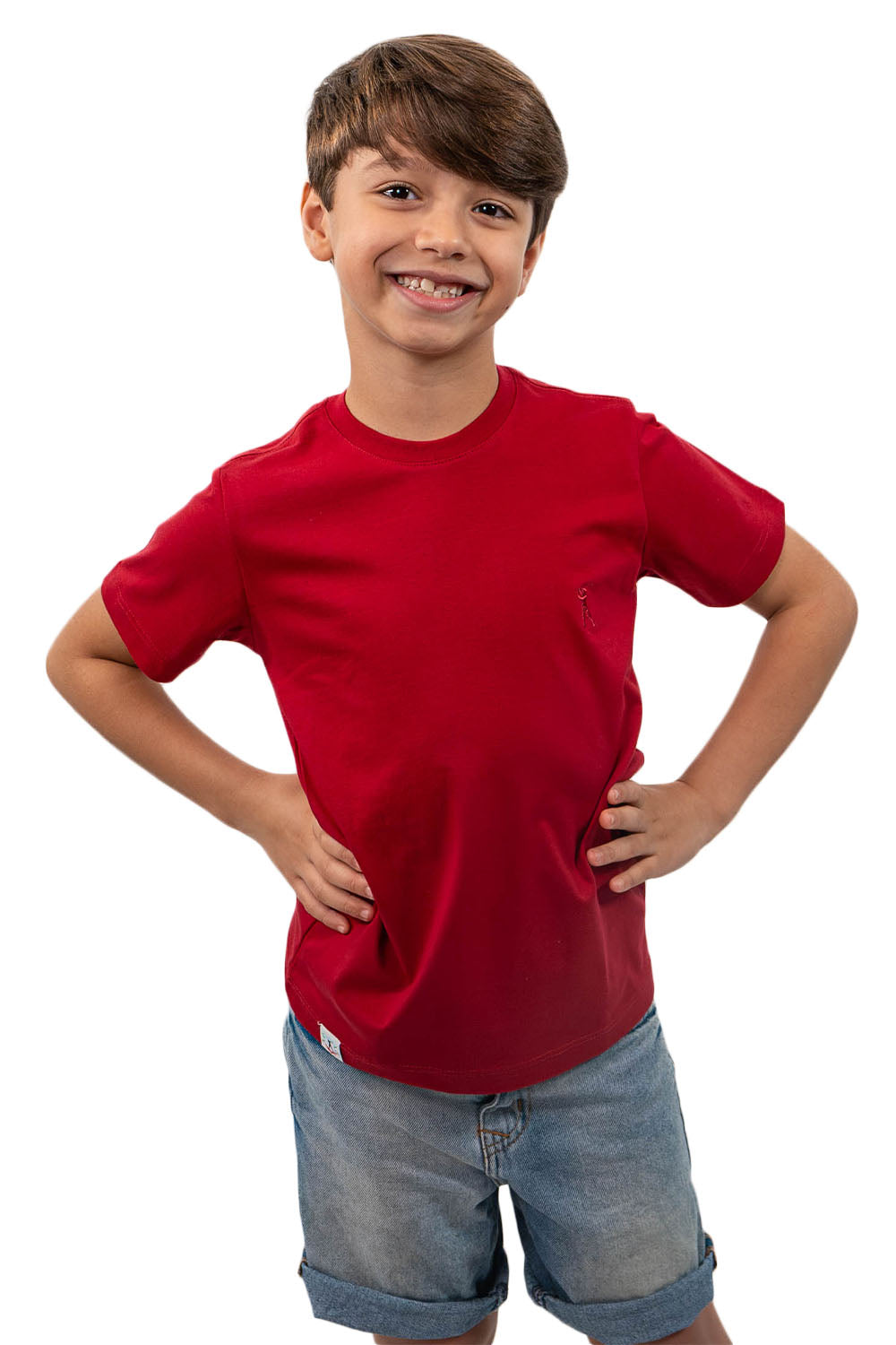 Camiseta Tradicional Bordada Infantil