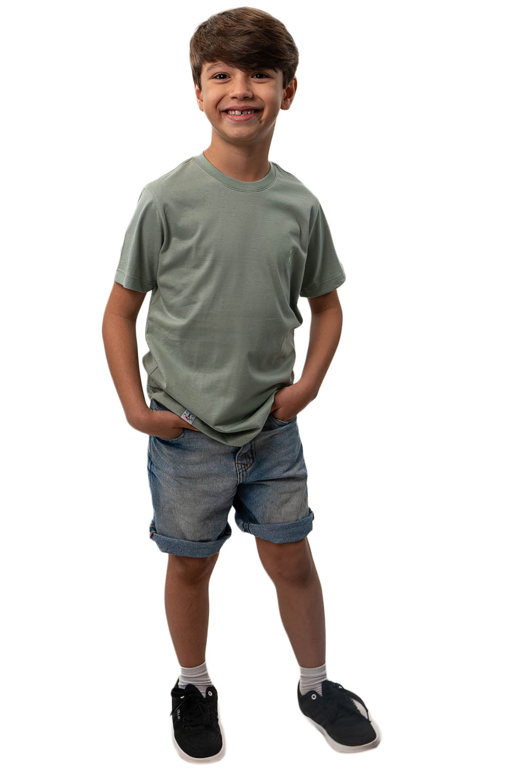Camiseta Tradicional Bordada Infantil