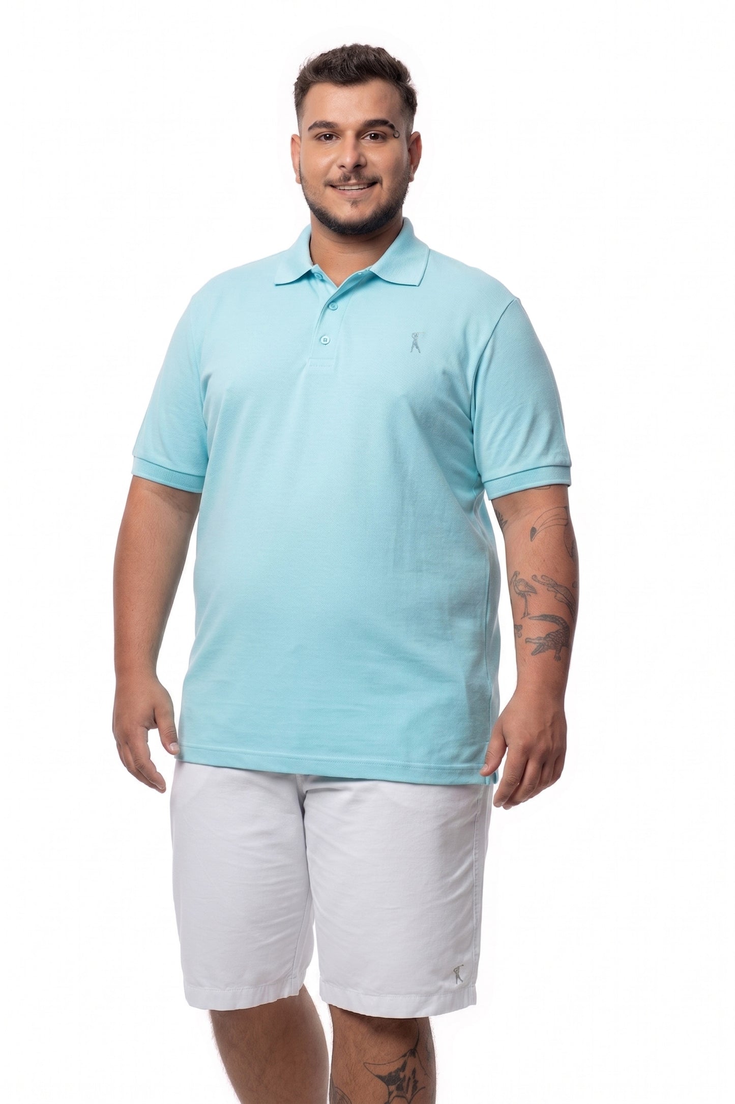 Camisa Polo Lisa Plus Size