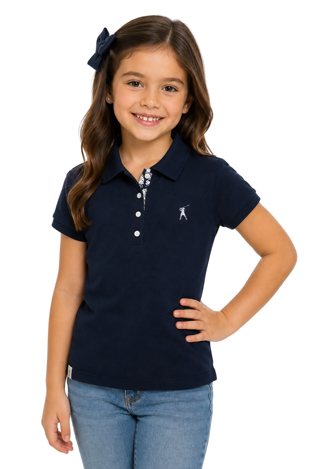 Camisa Polo Baby Look Infantil