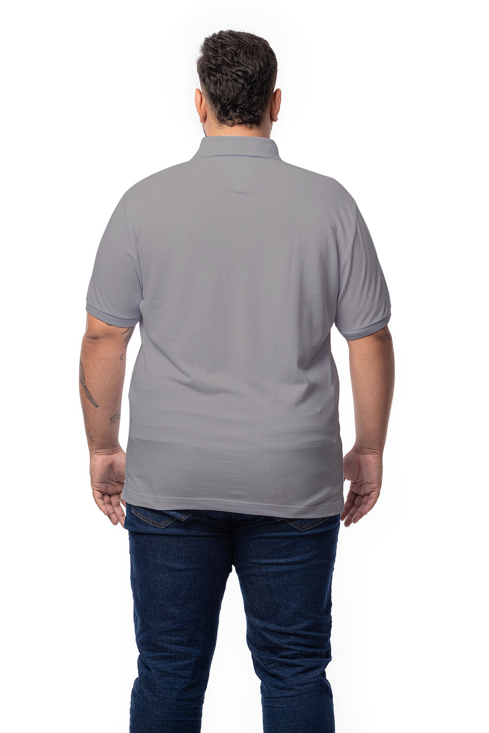 Camisa Polo Colarinho Plus Size