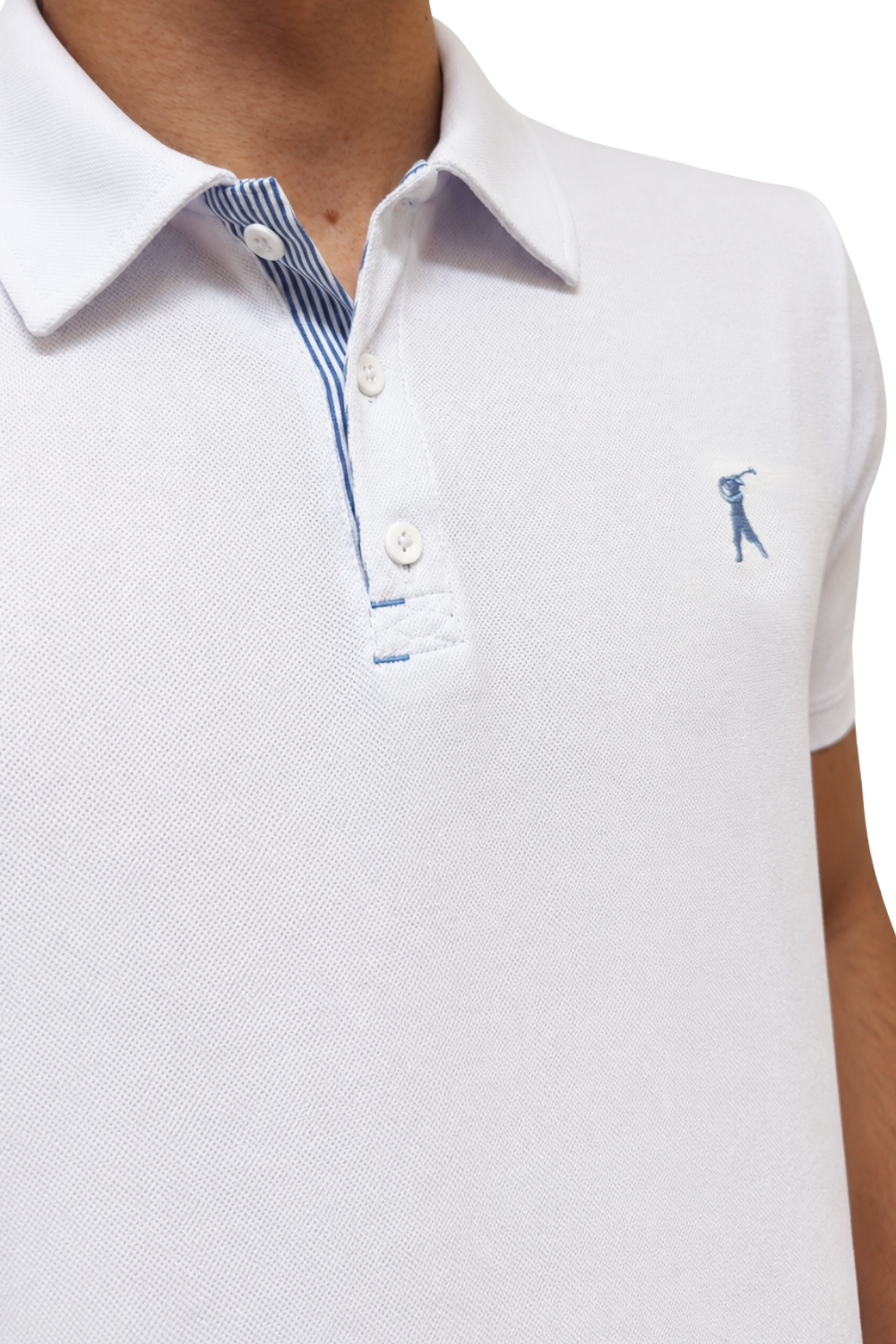 Camisa Polo Patô Tricoline Listrado