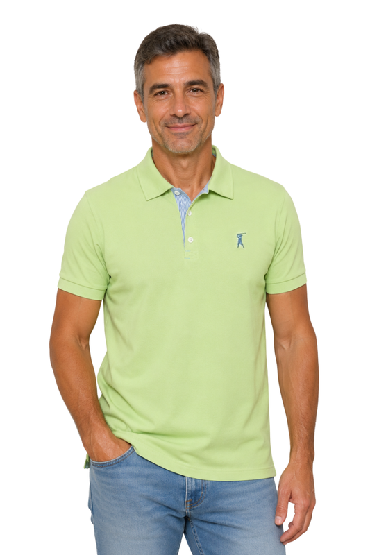 Camisa Polo Patô Tricoline Listrado