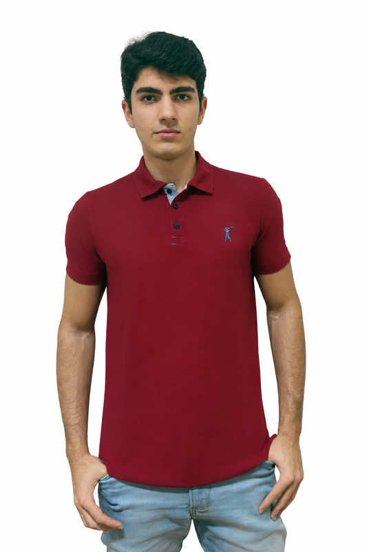 Camisa Polo Patô Tricoline Listrado