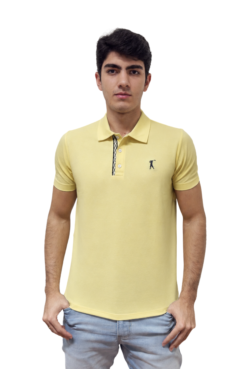 Camisa Polo Patô com Cadarço Geométrico