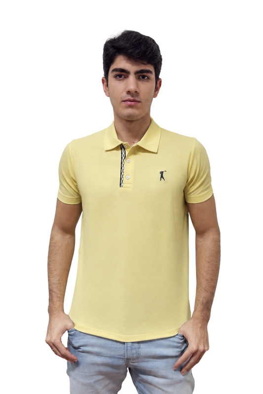 Camisa Polo Patô com Cadarço Geométrico