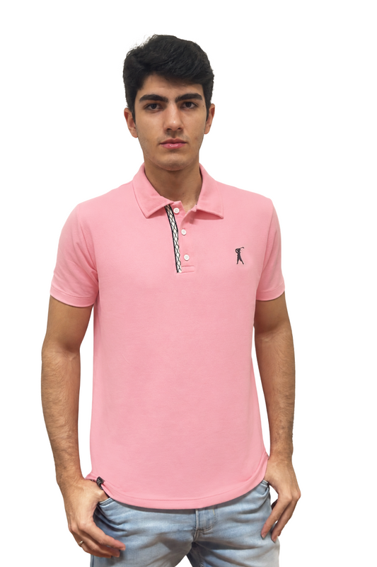 Camisa Polo Patô com Cadarço Geométrico