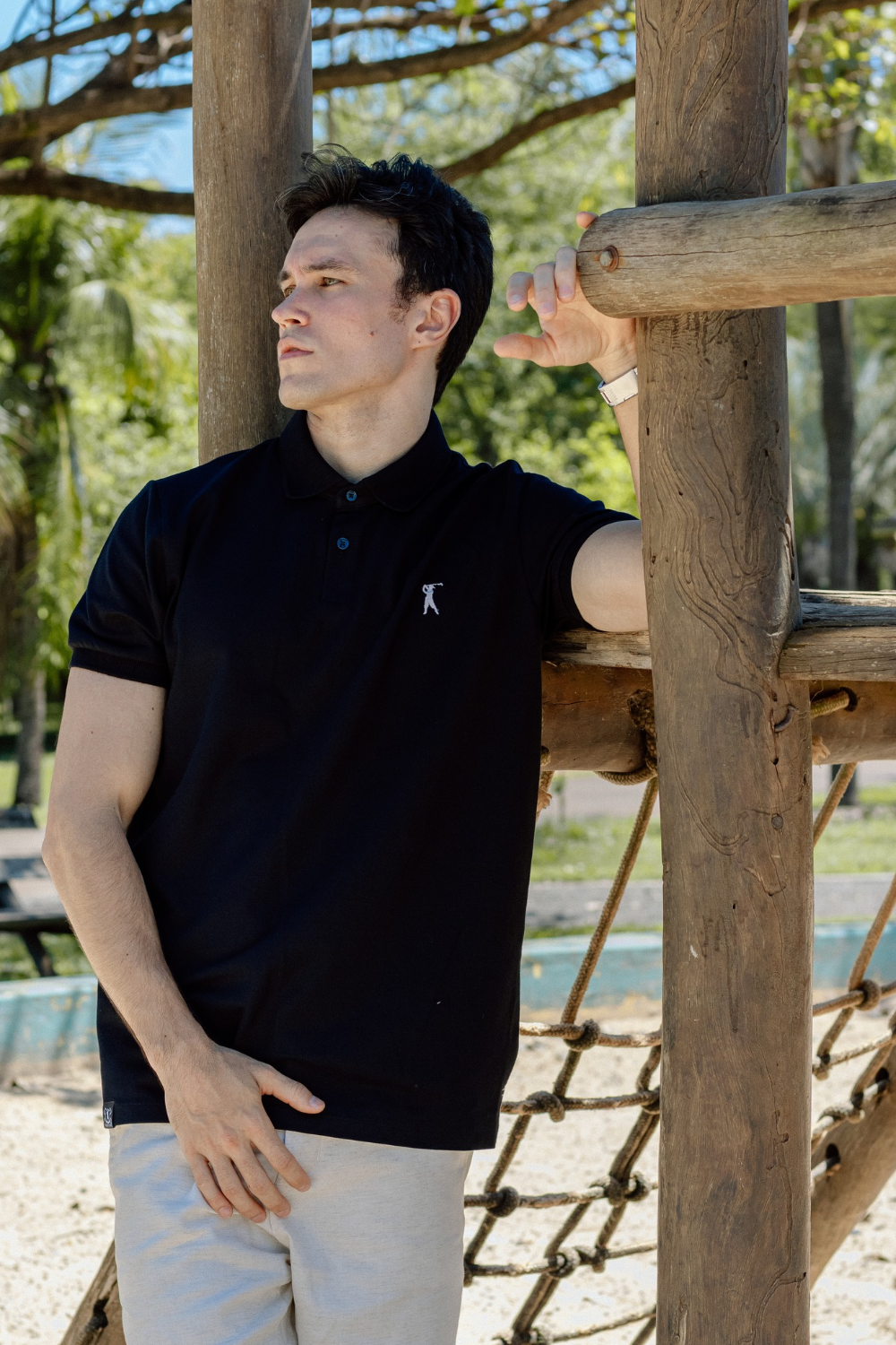 Camisa Polo Detalhe Pato Petit Seed Pima