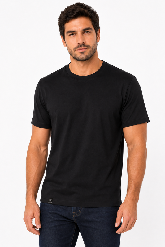 Camiseta Lisa Gola Careca Fio Egípcio