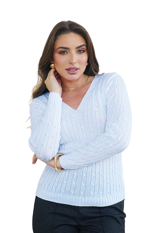 Tricot Feminino V Trancinha