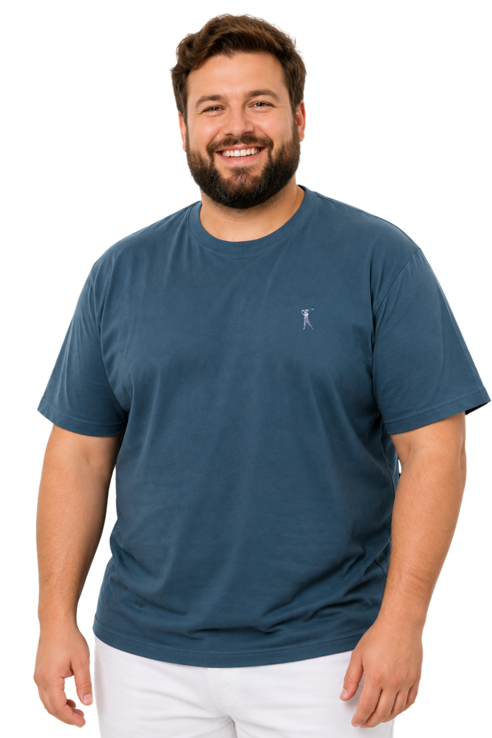 Camiseta Tradicional Bordada Plus Size