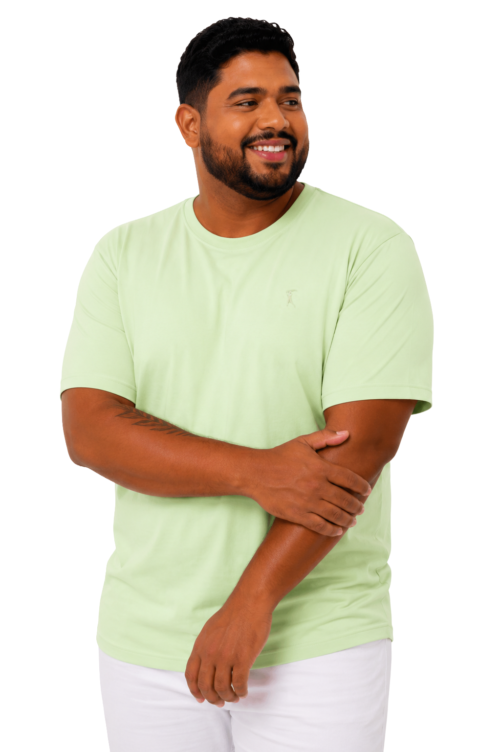 Camiseta Tradicional Bordada Plus Size