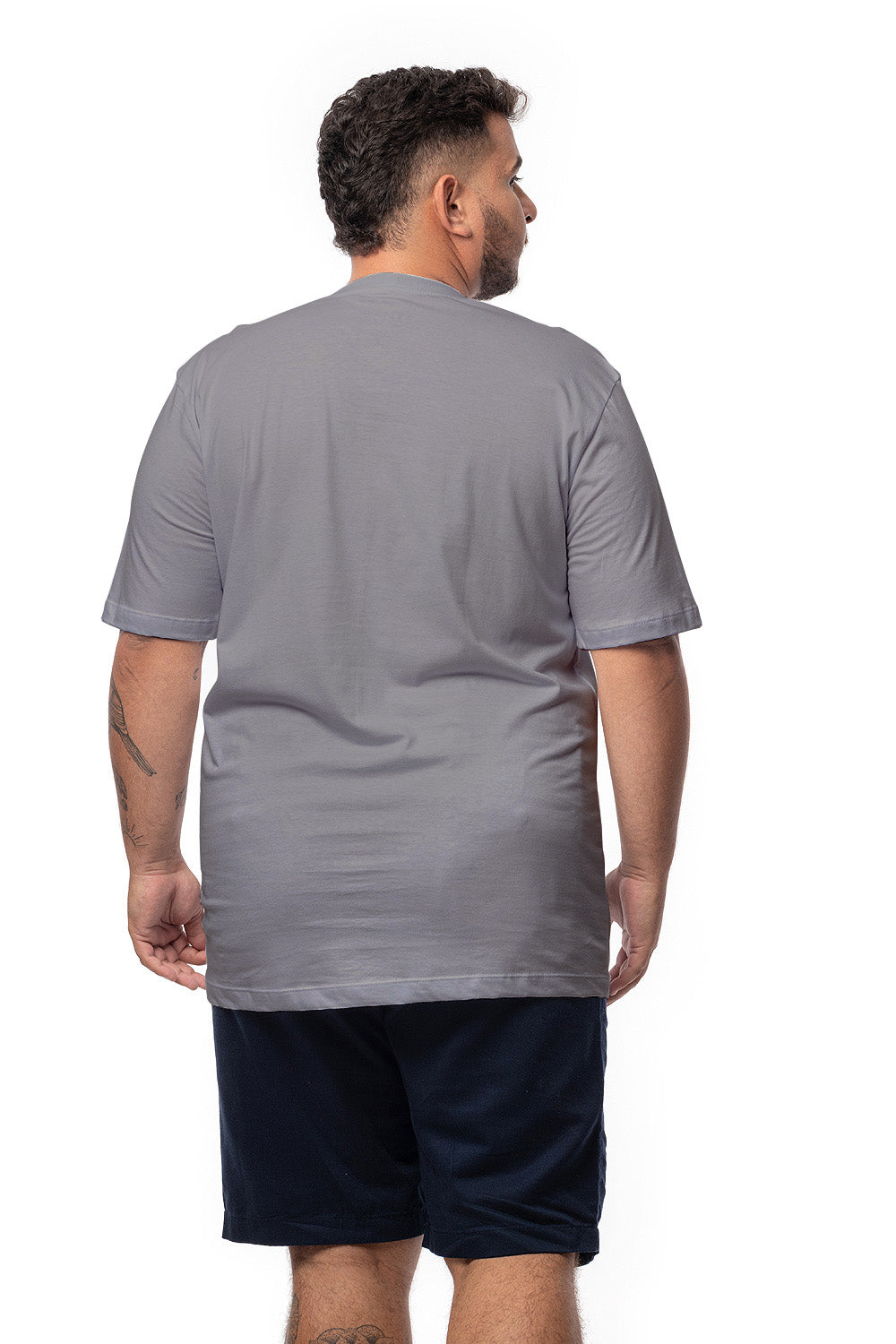 Camiseta Tradicional Bordada Plus Size