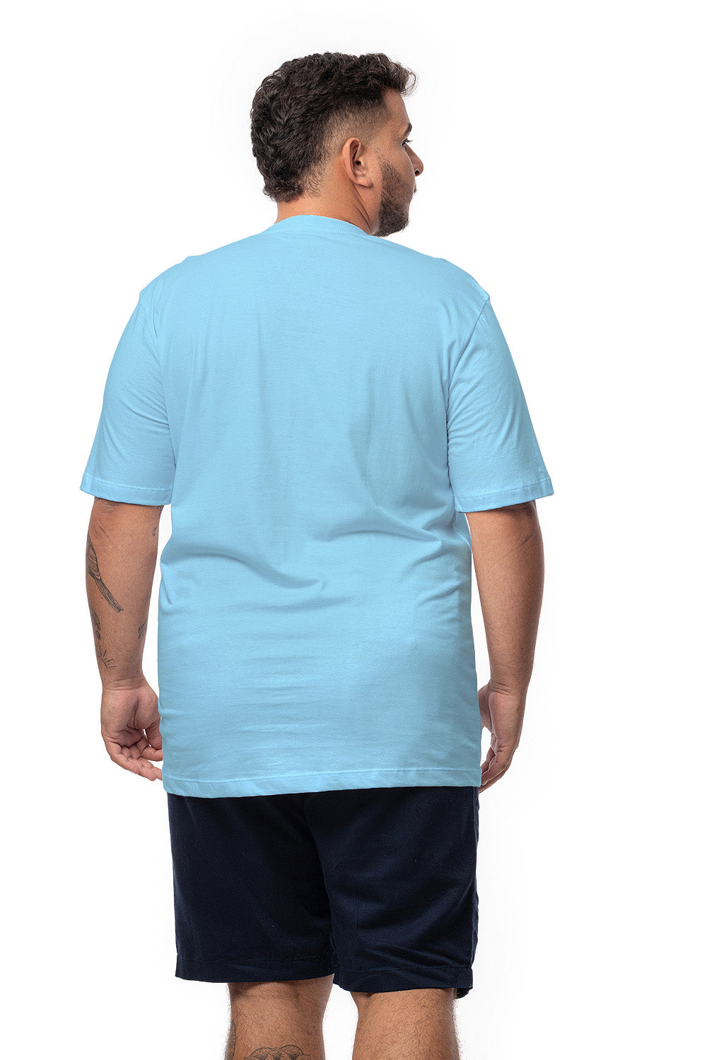 Camiseta Tradicional Bordada Plus Size