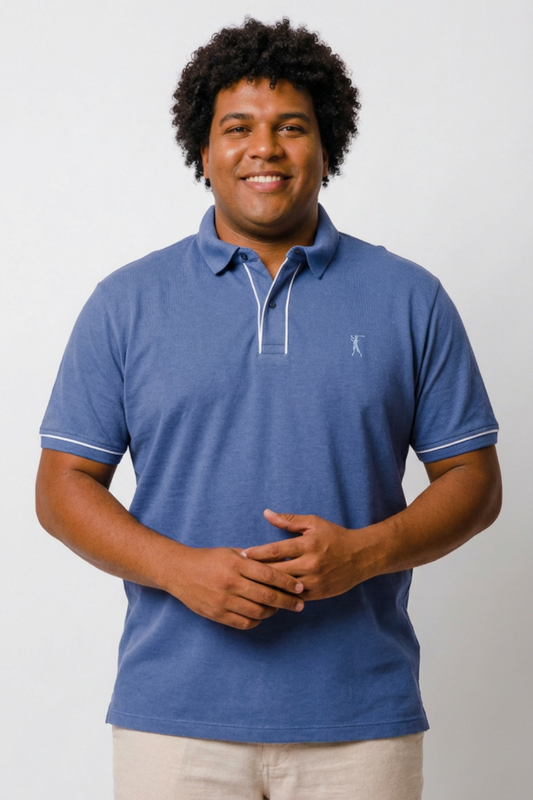 Camisa Polo Patô Oculto Vivo Plus Size