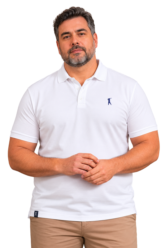 Camisa Polo Stretcht Egyptian Plus Size