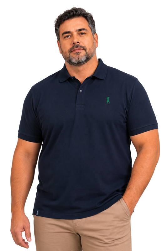 Camisa Polo Stretcht Egyptian Plus Size