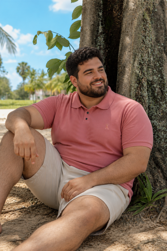 Camisa Polo Lisa Mali Plus Size