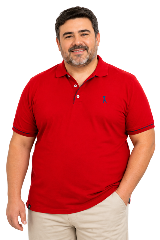 Camisa Polo Lisa Vivo Plus Size