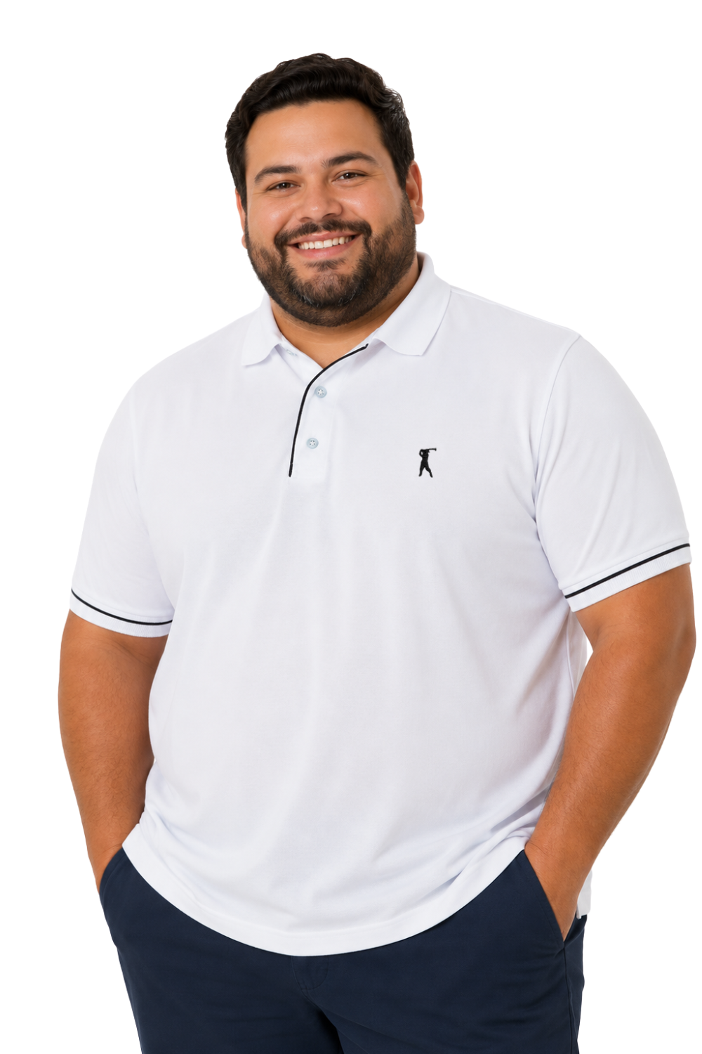 Camisa Polo Lisa Vivo Plus Size