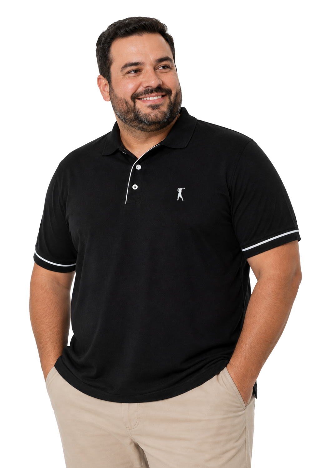 Camisa Polo Lisa Vivo Plus Size