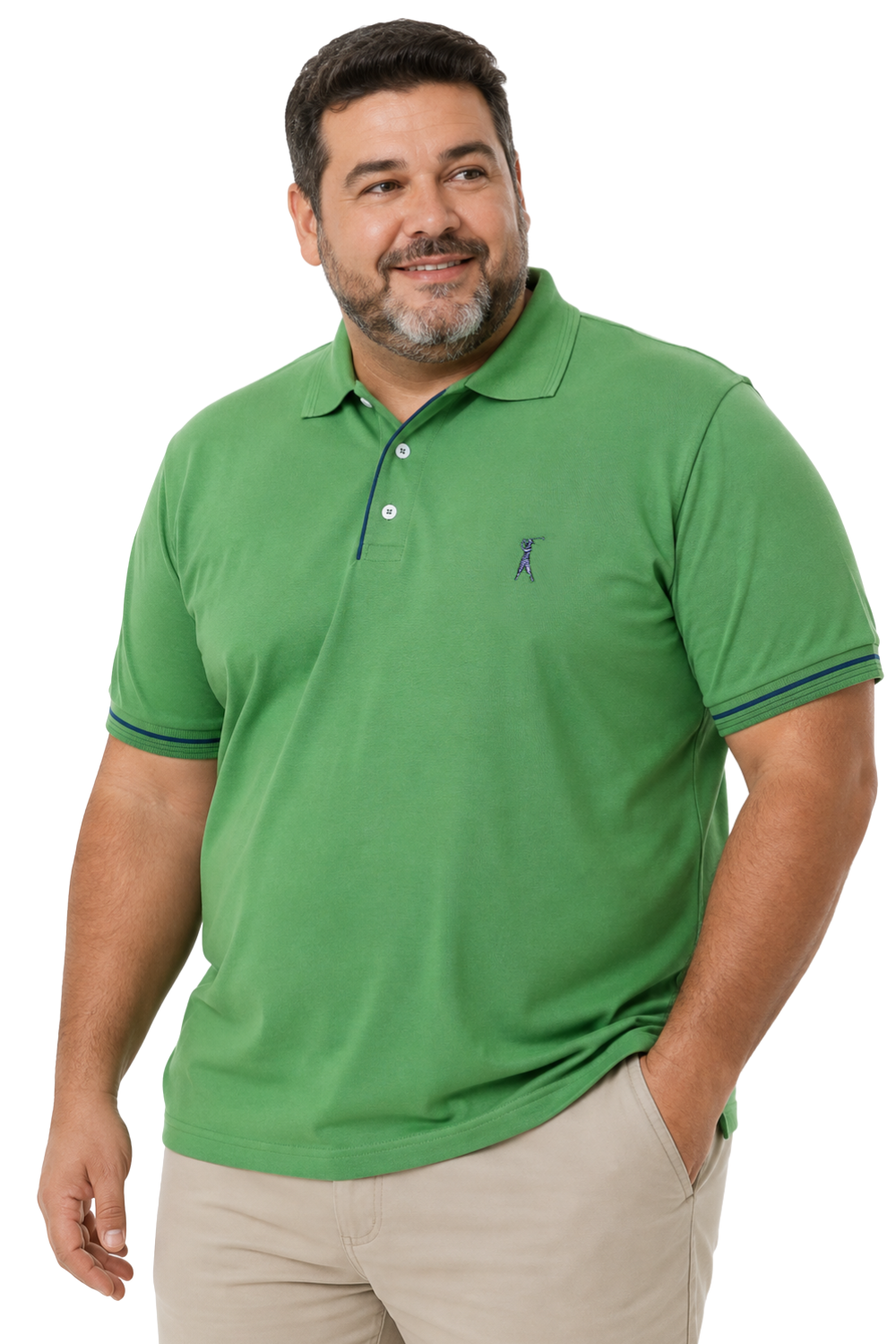 Camisa Polo Lisa Vivo Plus Size