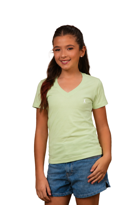 Camiseta Decote V Infantil