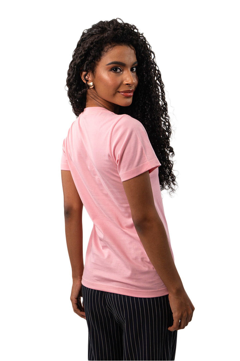 Camiseta Feminina Decote V