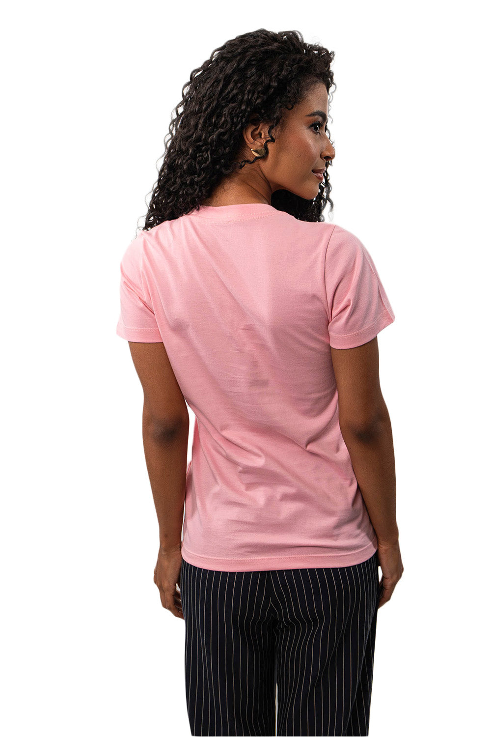 Camiseta Feminina Decote V