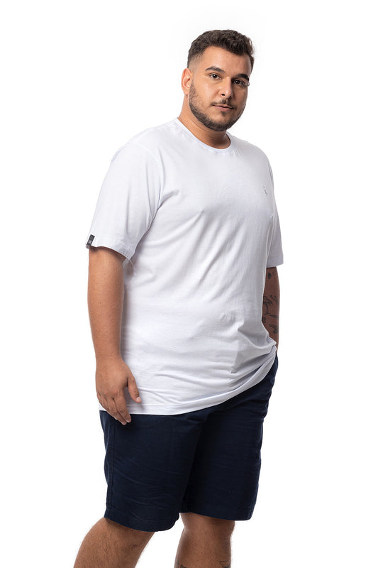 Camiseta Tradicional Bordada Plus Size